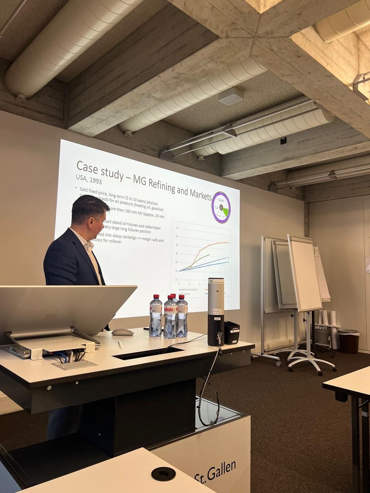 Alexei Solovyev presents a 1993 case study on oil futures hedging