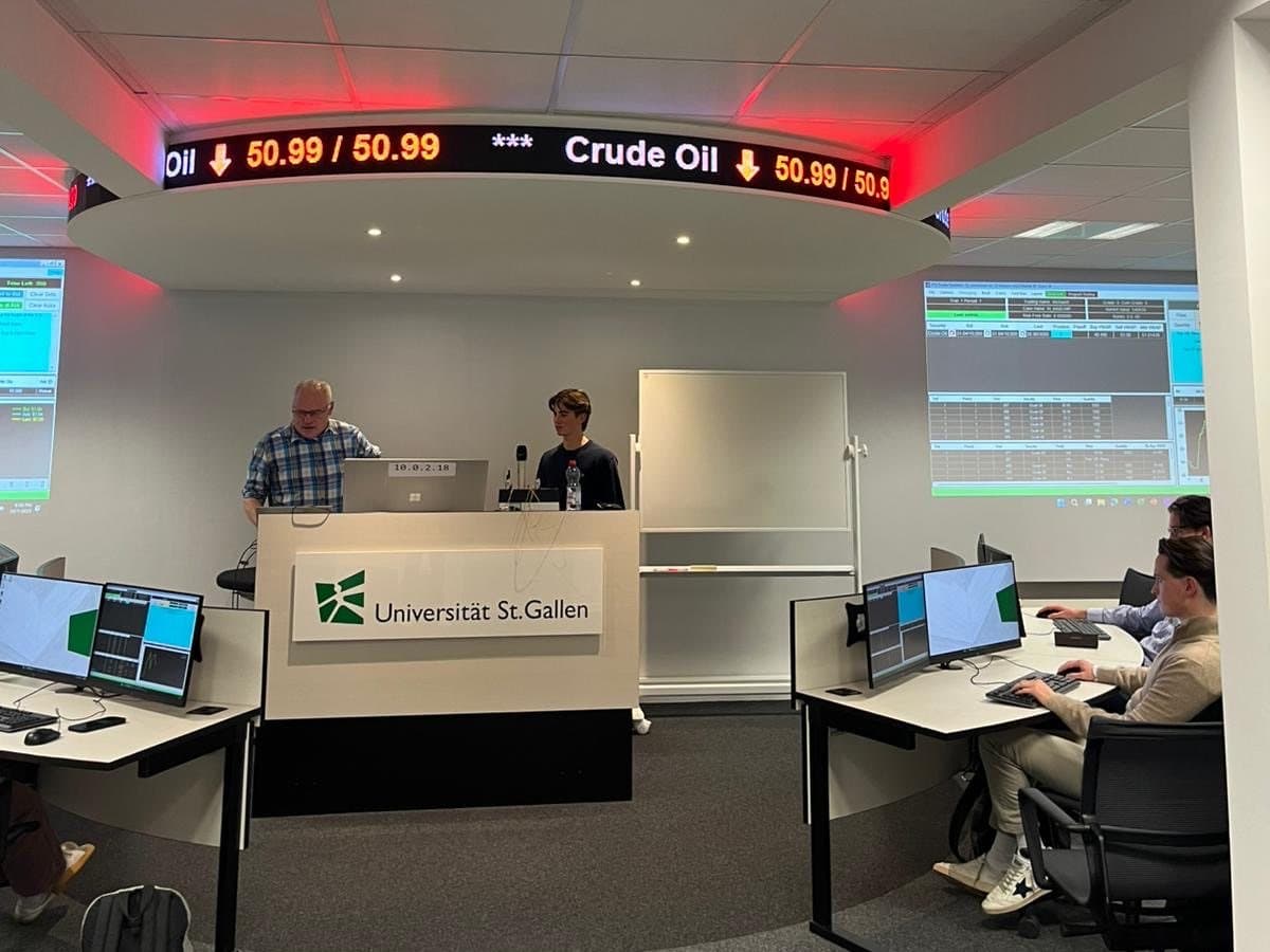 HSG trading room during the Commodity Trading Event, October 2025